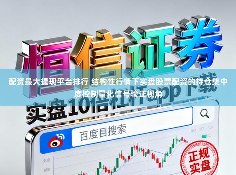 配资最大提现平台排行 结构性行情下实盘股票配资的持仓集中度控制量化信号验证视角