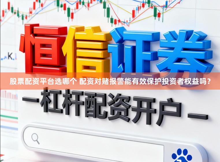 股票配资平台选哪个 配资对赌报警能有效保护投资者权益吗？