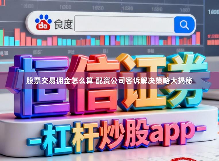 股票交易佣金怎么算 配资公司客诉解决策略大揭秘